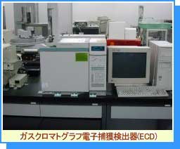 ガスクロマトグラフ電子捕獲検出器(ECD)