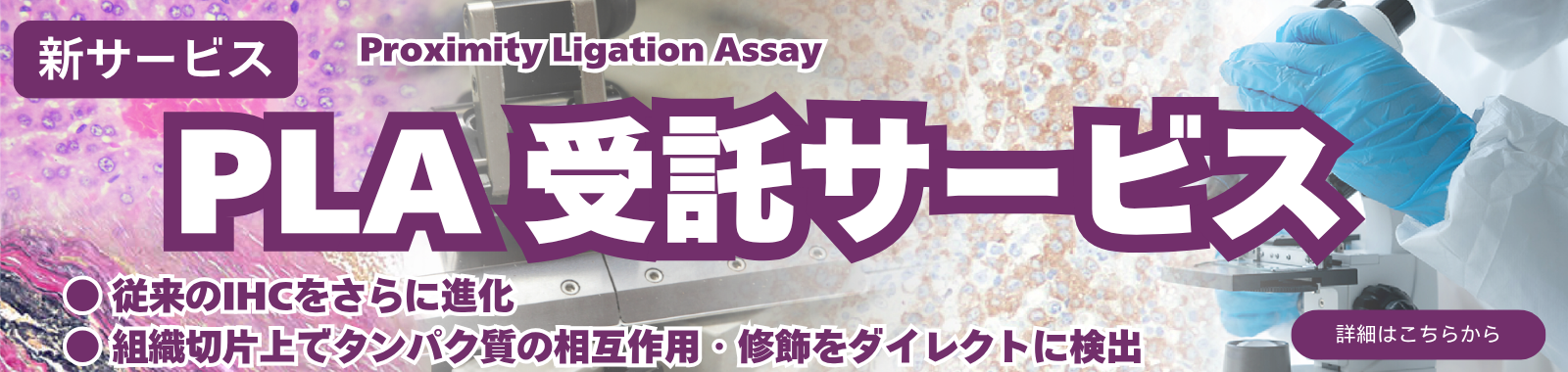 PLA（Proximity Ligation Assay）受託サービス