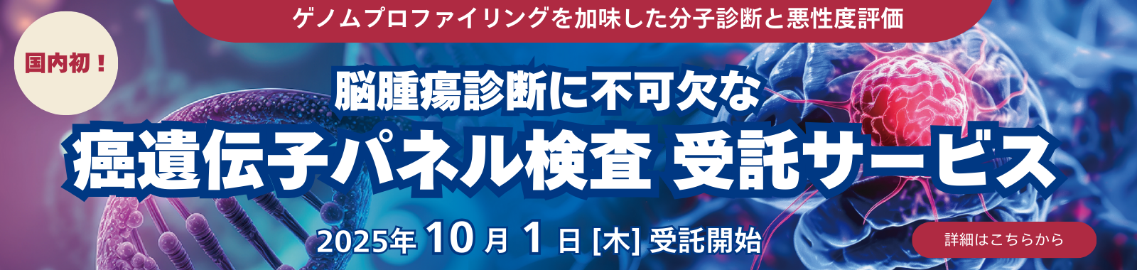 脳腫瘍遺伝子パネル検査