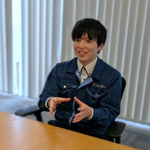 インタビュー風景