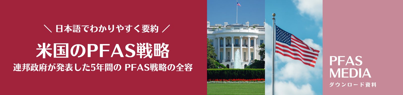 ⽶国のPFAS戦略 連邦政府が発表した5年間の PFAS戦略の全容 ダウンロードフォーム